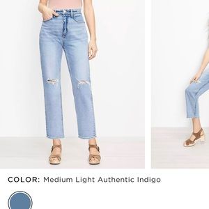 The 90s Straight Jean In Light Authentic Indigo Wash